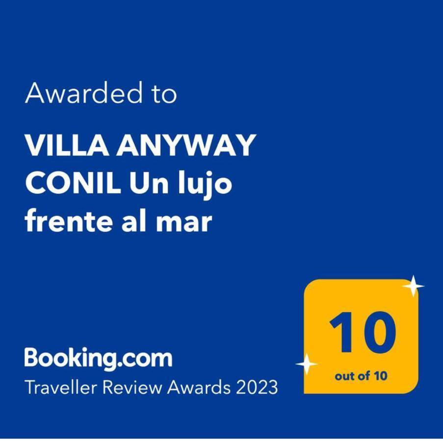 Villa Anyway Conil Un Lujo Frente Al Mar Conil De La Frontera Exteriör bild
