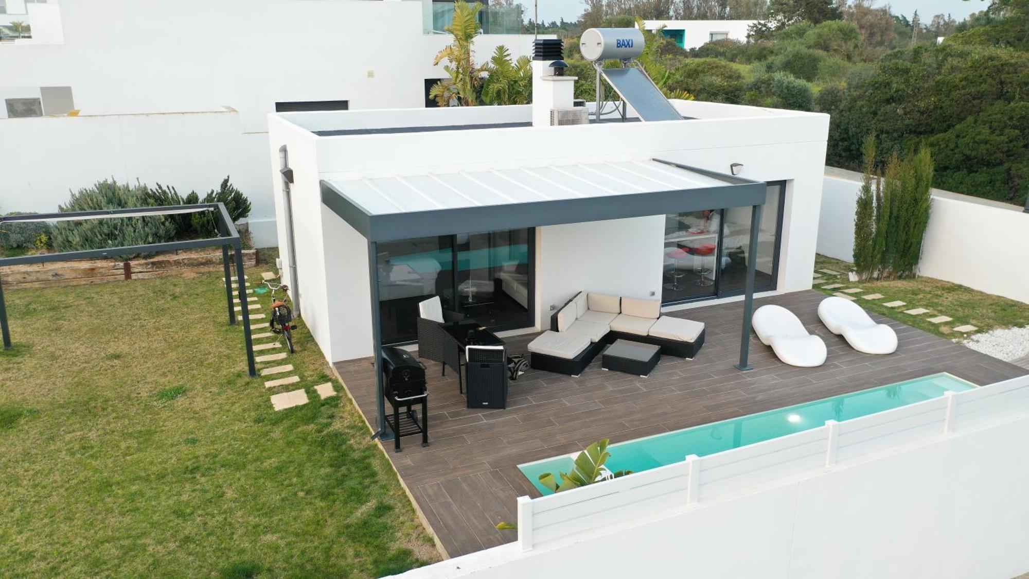Villa Anyway Conil Un Lujo Frente Al Mar Conil De La Frontera Exteriör bild