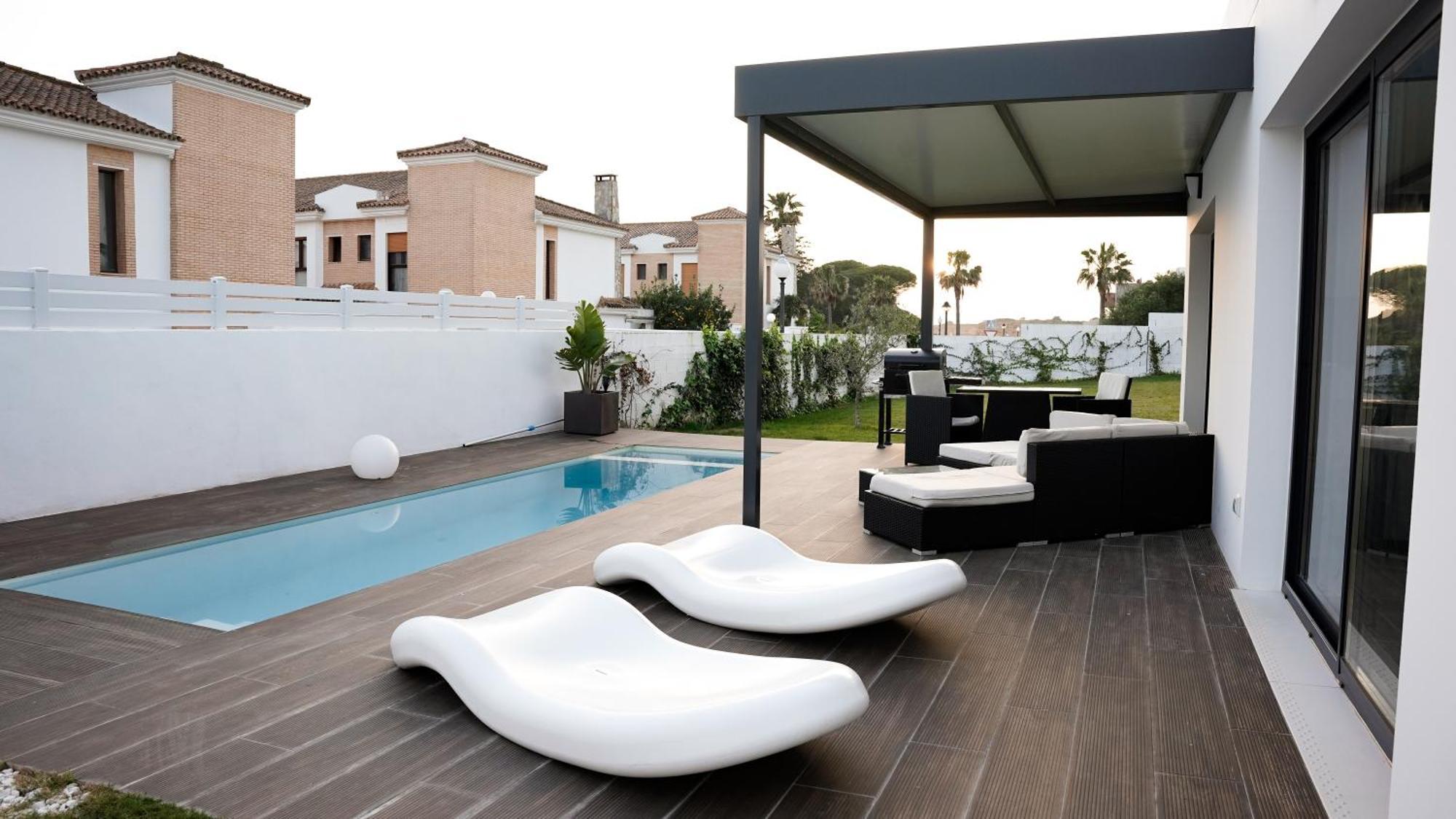 Villa Anyway Conil Un Lujo Frente Al Mar Conil De La Frontera Exteriör bild