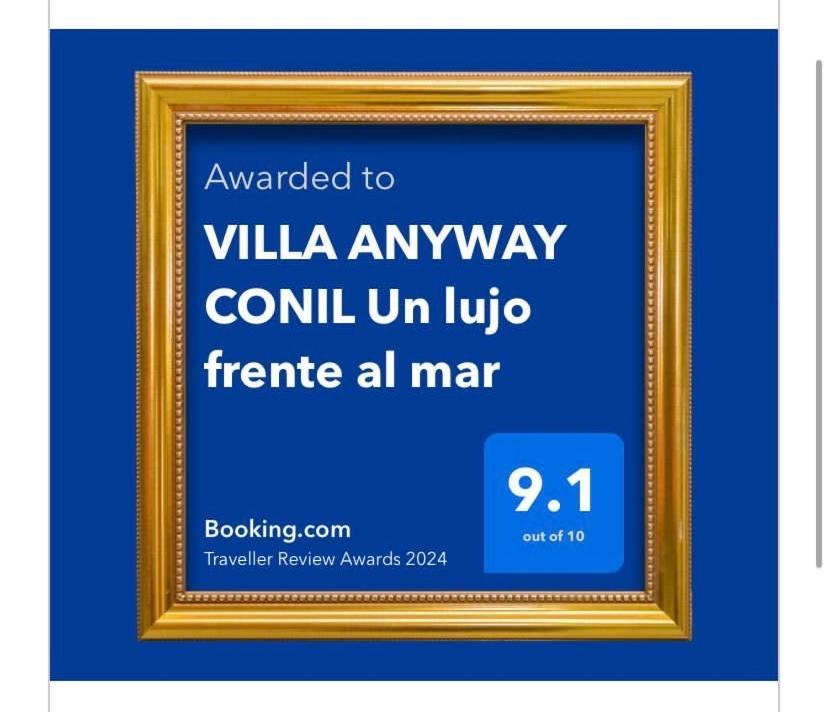 Villa Anyway Conil Un Lujo Frente Al Mar Conil De La Frontera Exteriör bild